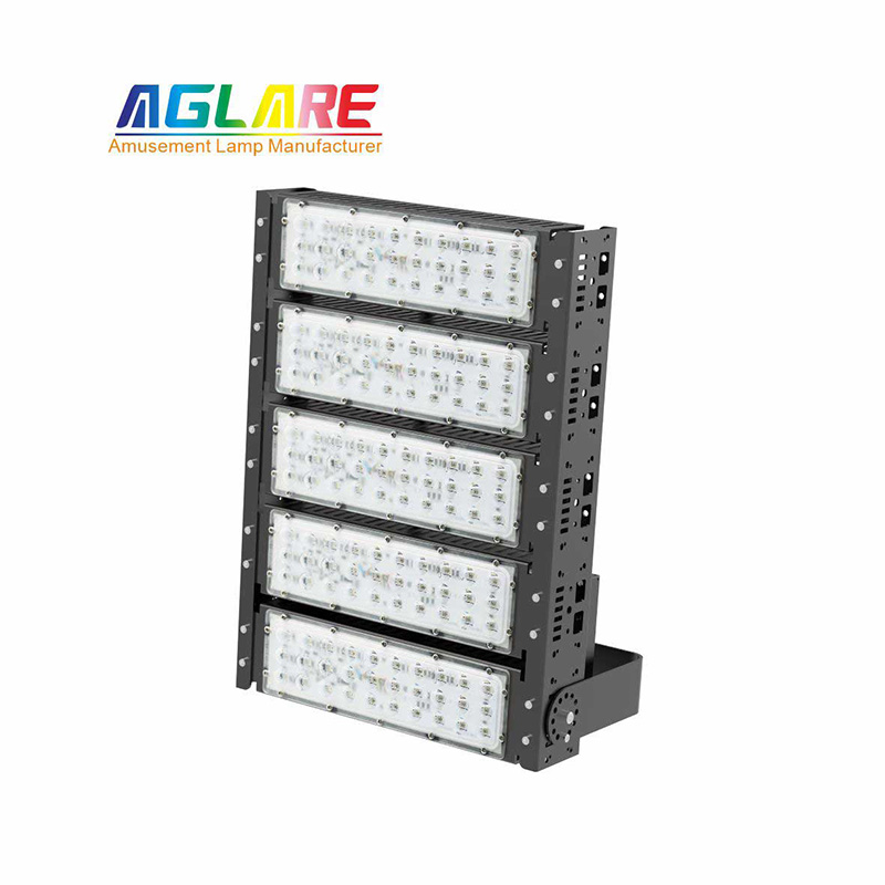 led彩色投光灯 带？250W变色RGB泛光灯游乐园公园景观户外照明