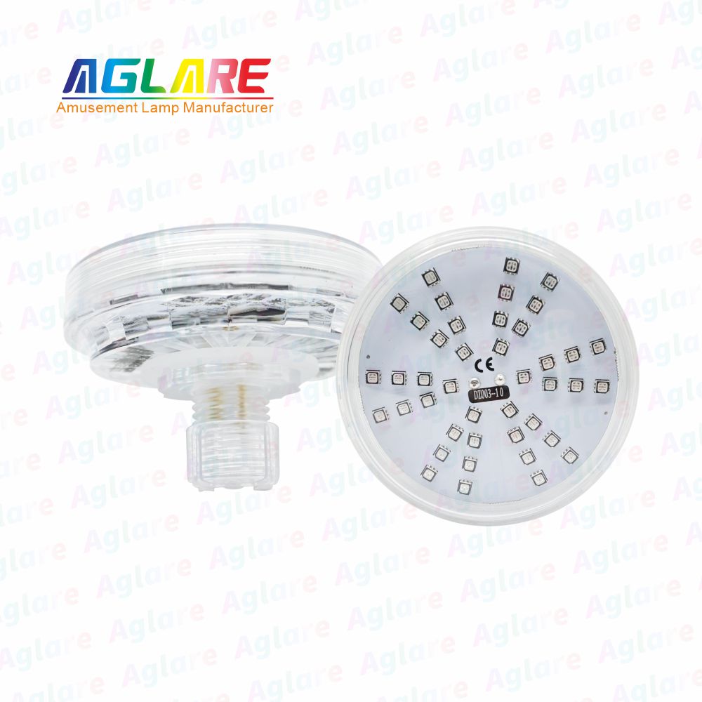 80mm RGB自动LED灯1-16旋转效果的游乐设施- AC24V， 48led